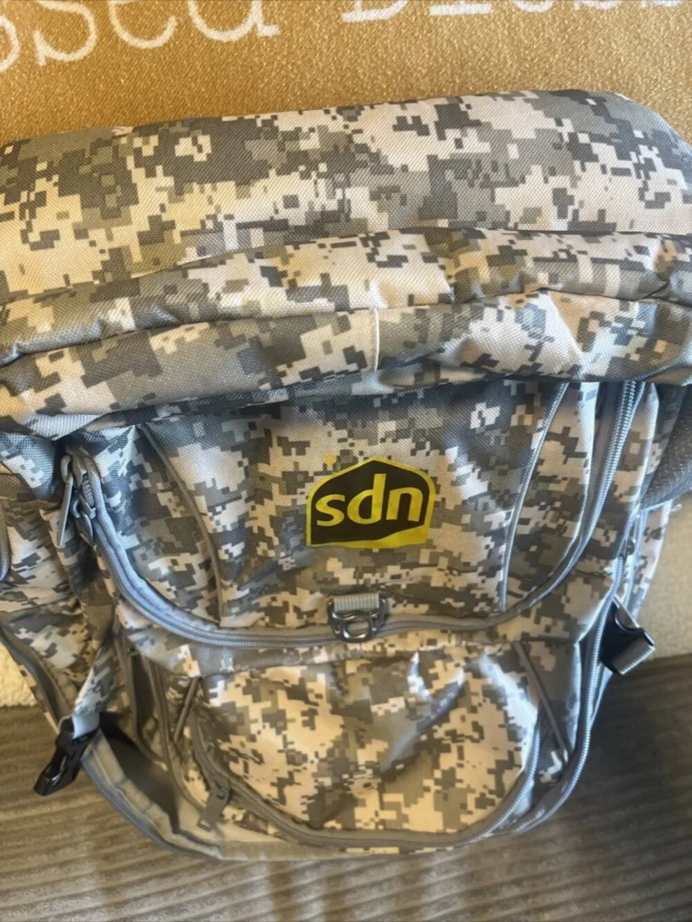 Army National Guard Backpack logistics UPS Logo Excellent Camuflaje